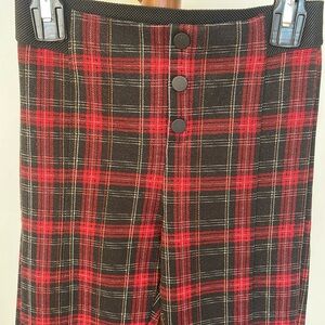 Zara Plaid Stretchy Leggings